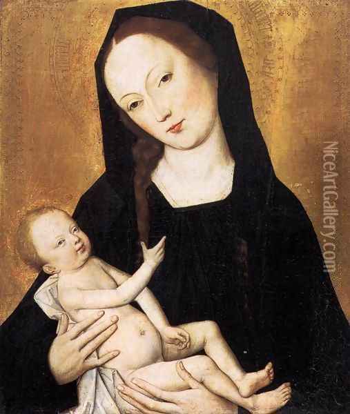 Virgin and Child Oil Painting - Master of the Life of the Virgin