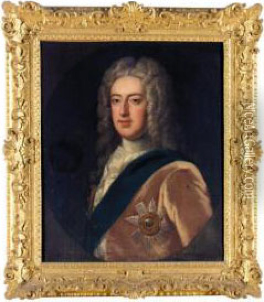 Portrait Of A Nobleman Oil Painting - Charles Jervas