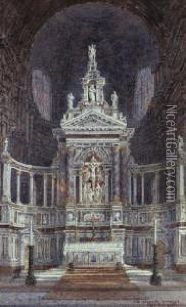 The Aeredos, St Paul's Oil Painting - Frederick E.J. Goff