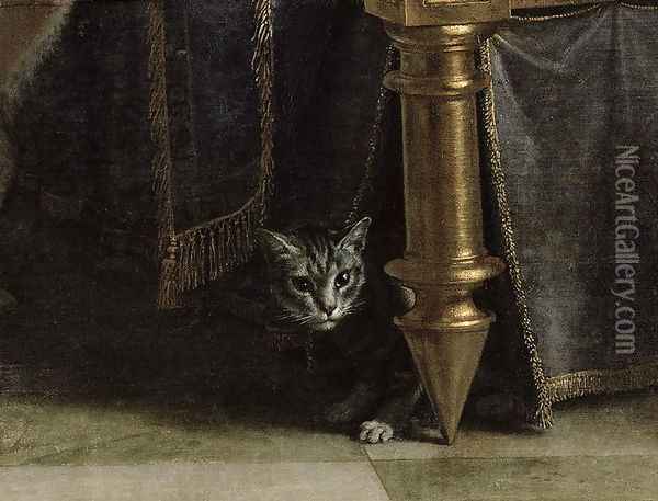 Christ in the House of Simon the Pharisee, c.1656 (detail) Oil Painting - Philippe de Champaigne
