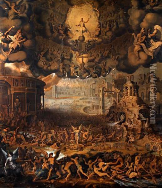 The Last Judgment Oil Painting - Jean I Cousin
