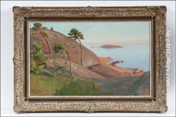 Merenranta Oil Painting - Vaeinoe Haemaelaeinen