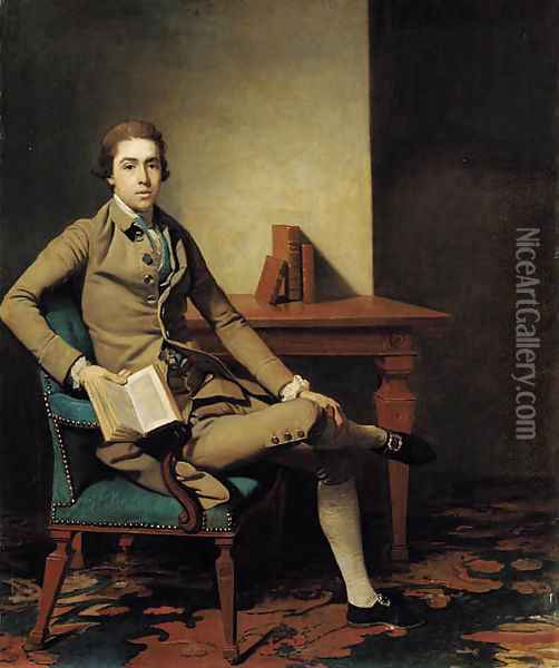 Portrait of Mr. Seward Oil Painting - John Hamilton Mortimer