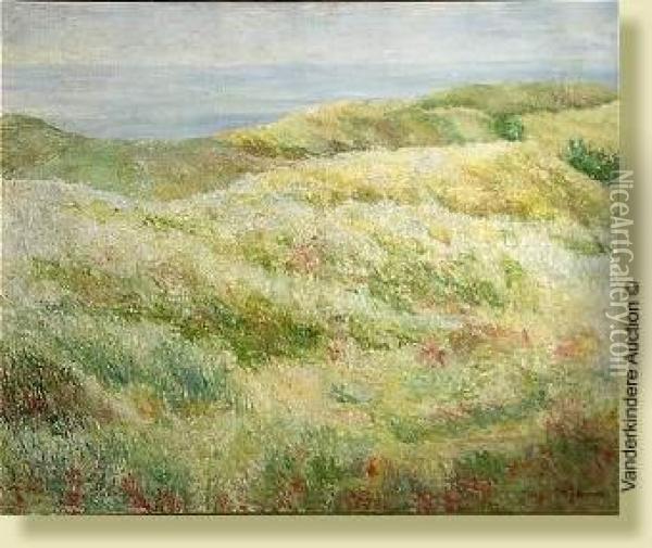 Les Dunes Oil Painting - Adriaan Jozef Heymans