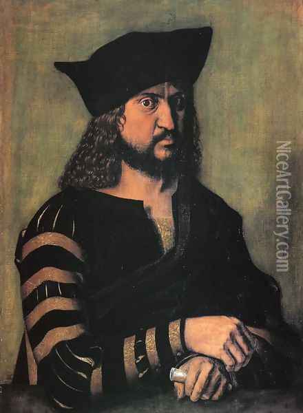 Portrait of Frederick the Wise Oil Painting - Albrecht Durer