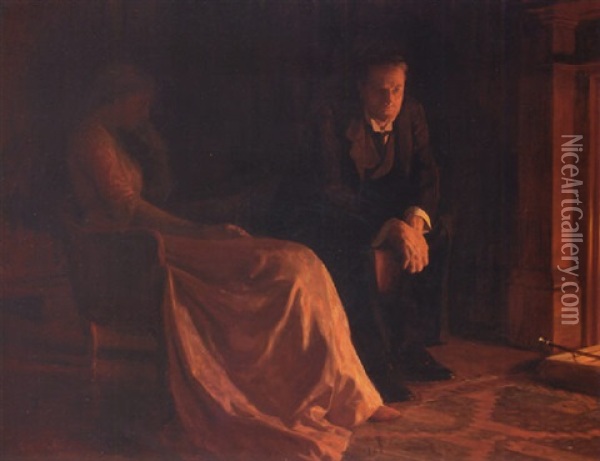 The Confession Oil Painting - John Collier