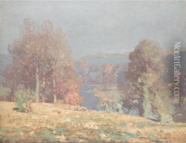 Loch Awe Oil Painting - George Houston