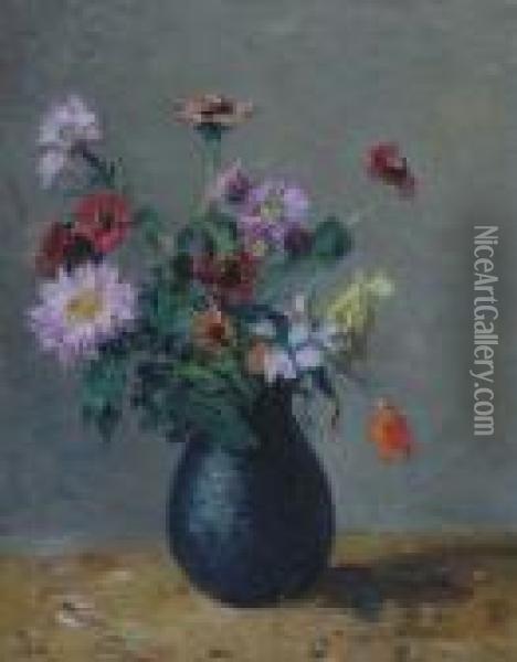 Bloemen Oil Painting - Louis, Lodewijk Ph. Stutterheim
