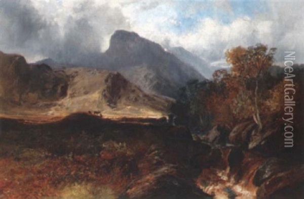 Ben Nevis Oil Painting - Clarence Henry Roe