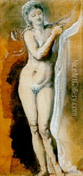 Etude De Femme Oil Painting - Gustave Moreau