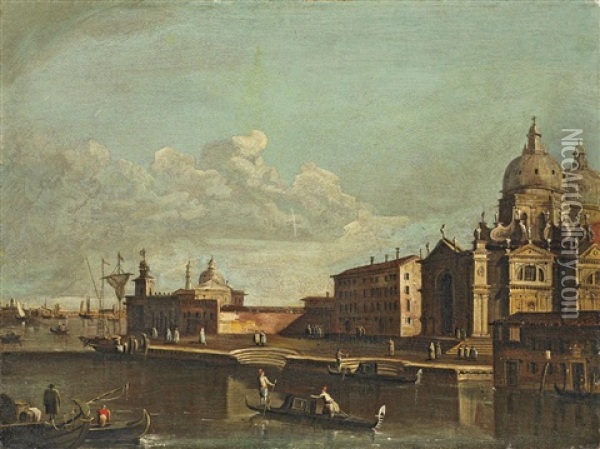 Santa Maria Della Salute Oil Painting - Francesco Tironi