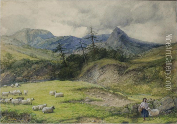 Glen Rosa, Isle Of Arran Oil Painting - William Dyce