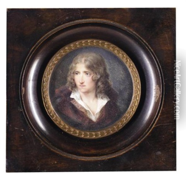Portrait Of A Gentleman Oil Painting - Jean-Baptiste Isabey