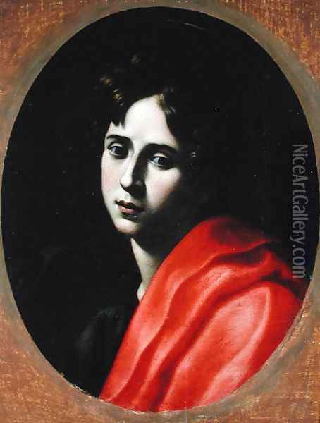 St. John the Evangelist Oil Painting - Alessandro Tiarini