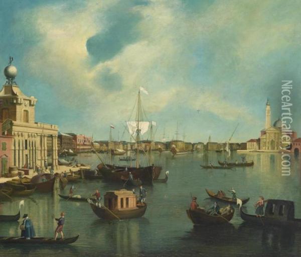 View Of The Bacino Di San Marco Oil Painting - Bernardo Bellotto