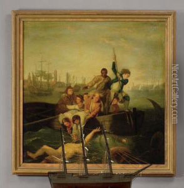 Watson And The Shark Oil Painting - John Singleton Copley