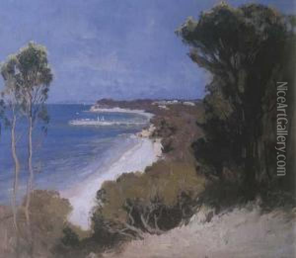 Portsea Pier From Weroona Bay Oil Painting - Theodore Penleigh Boyd