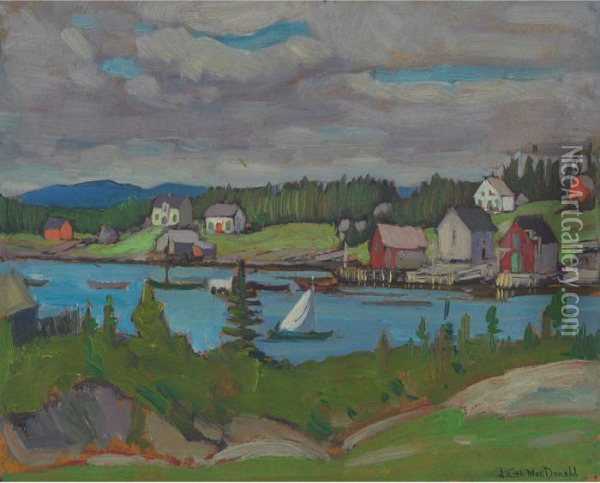 At Petite Riviere, N.s. Oil Painting - James Edward Hervey MacDonald