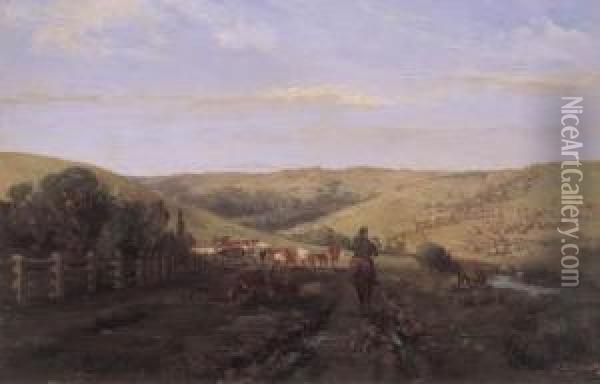 At Coleraine Oil Painting - Abraham Louis Buvelot