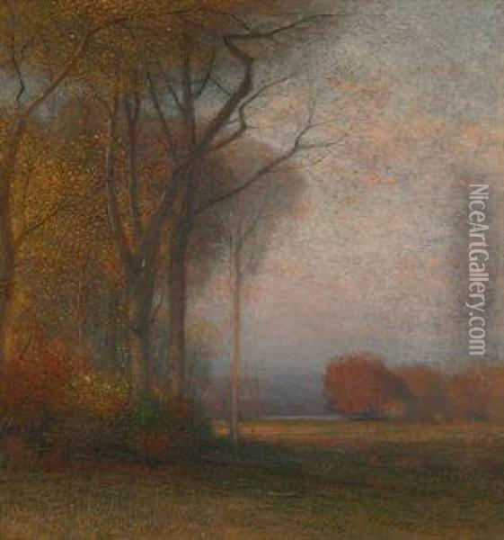 Autumn Landscape Oil Painting - Samuel Colman