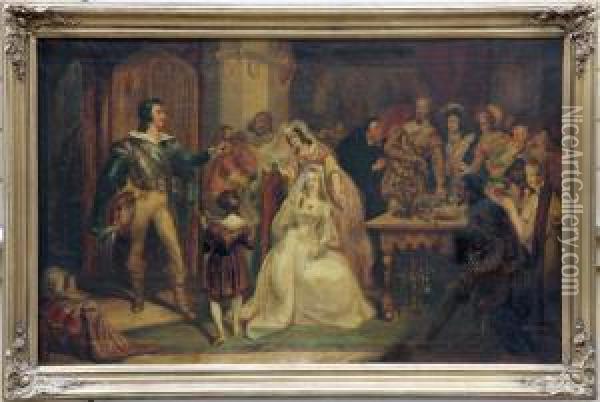Historisk Scen Oil Painting - Alexander Hay Ritchie