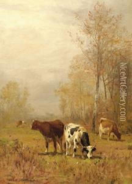 Autumn Sunshine Oil Painting - Thomas Bigelow Craig