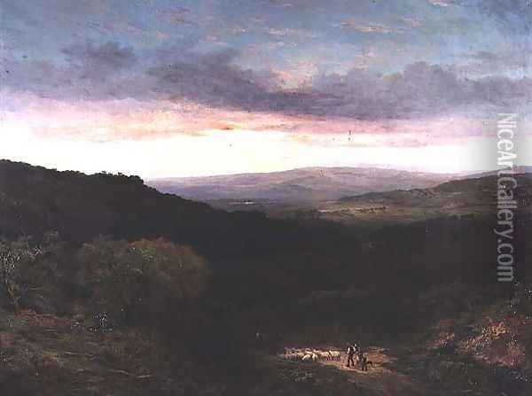Dartmoor Oil Painting - Leopold Rivers