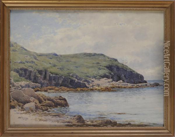 Ocean Cove Oil Painting - Alfred Thompson Bricher