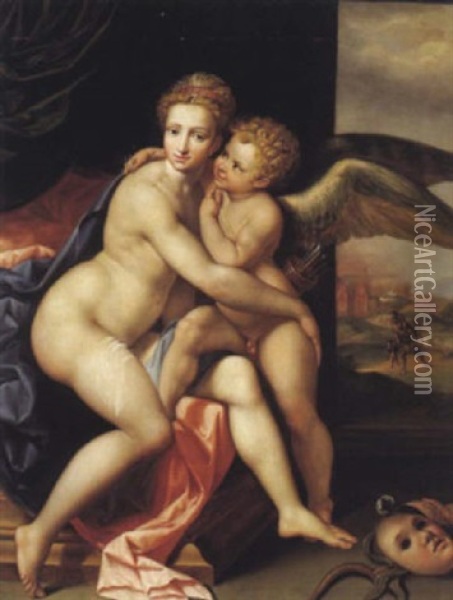 Amor Und Psyche Oil Painting -  Correggio