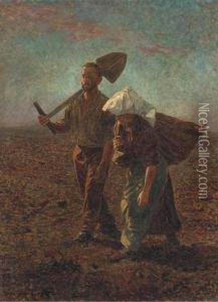 Homeward Bound Oil Painting - Walther Firle