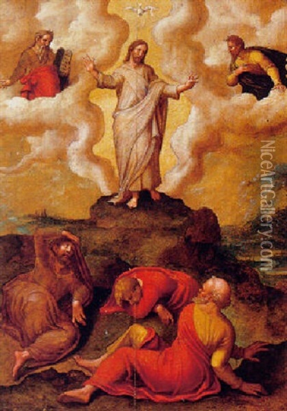 The Ascension Oil Painting - Albrecht Duerer