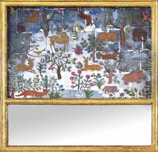 The Zoo Oil Painting - Charles E. Prendergast