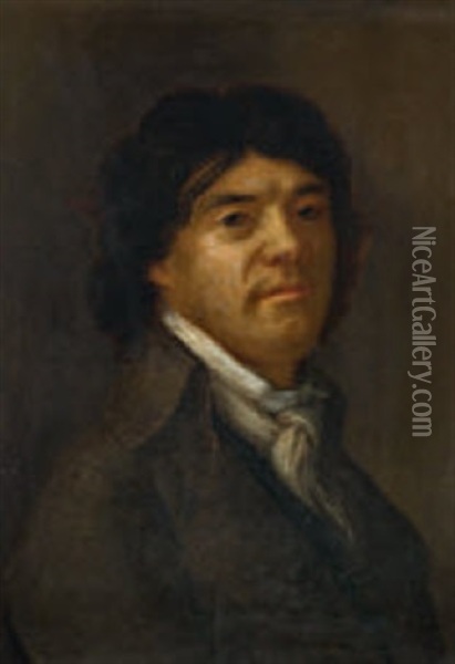 Bildnis Des Johann Georg Volmar Oil Painting - Felix Maria Diogg