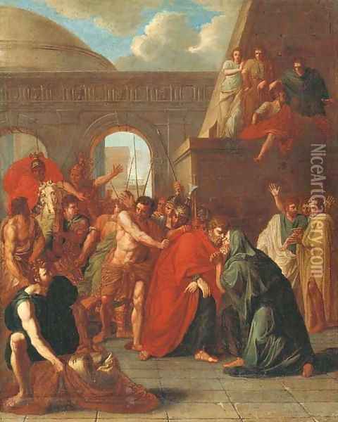Saint James the Greater Oil Painting - Noel-Nicolas Coypel