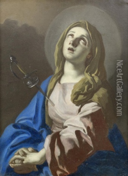 Mater Dolorosa Oil Painting - Jacopo Cestaro