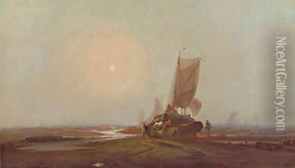 The Day's Catch Oil Painting - George Washington Nicholson