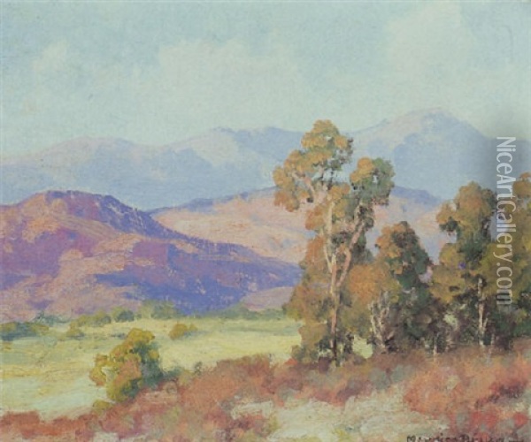 A California Landscape Oil Painting - Maurice Braun