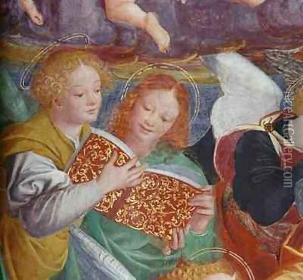 The Concert of Angels 21 Oil Painting - Gaudenzio Ferrari
