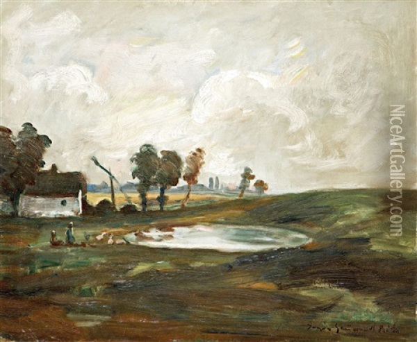 Tanya Gemeskuttal Oil Painting - Bela Ivanyi Gruenwald