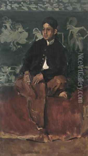 Portrait of a Nobleman Oil Painting - Isaac Lazarus Israels
