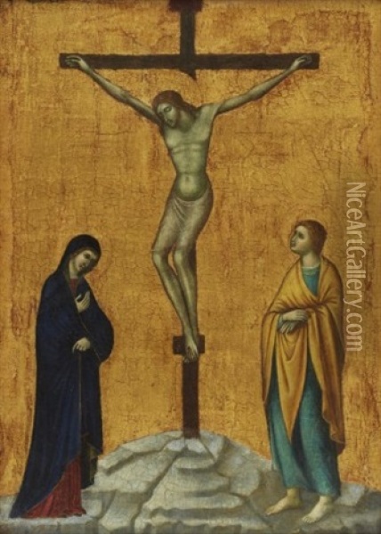 Jesus Pa Korset Oil Painting -  Duccio di Buoninsegna