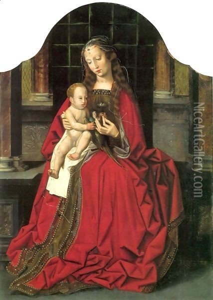 Madonna with Child Oil Painting - Ambrosius Benson