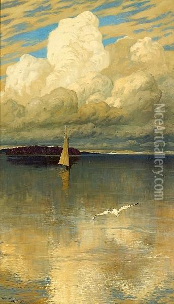 Calm Waters Oil Painting - Vladimir Nikolaevich Fedorovich