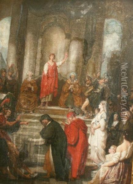 The Clemency Of Scipio Oil Painting - Benjamin West