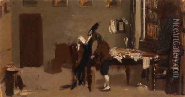 L'avvocato Azzeccagarbugli Oil Painting - Giovanni Boldini