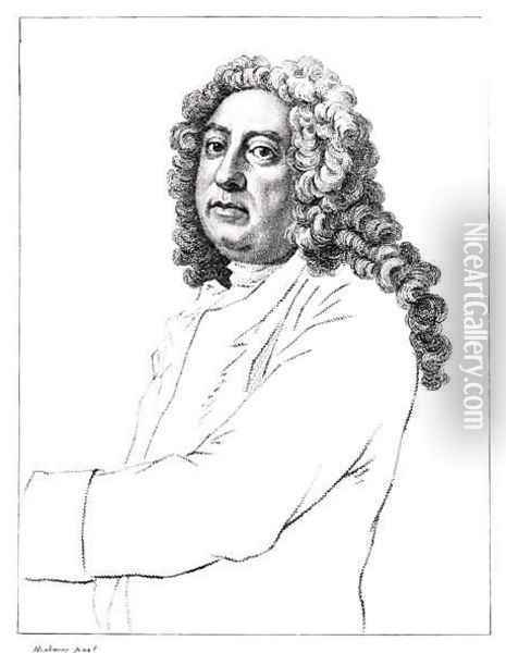 Sir James Thornhill 1676-1734 Oil Painting - Joseph Highmore