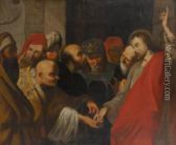 Le Denier De Cesar Oil Painting - Peter Paul Rubens