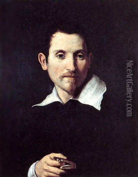 Self Portrait Oil Painting - Domenico Zampieri (Domenichino)