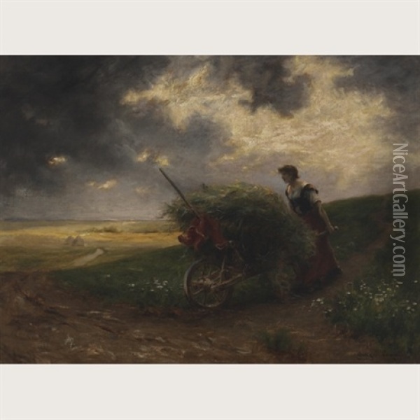 Apres L'orage Oil Painting - Georges Laugee