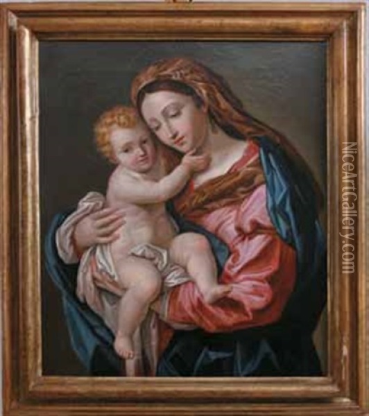 Madonna Con Bambino Oil Painting - Tommaso Conca